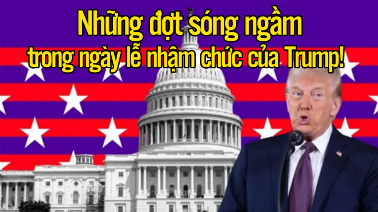 Những đợt sóng ngầm trong ngày lễ nhậm chức của Trump!