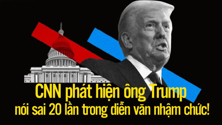 CNN phát hiện ông Trump nói sai 20 lần trong diễn văn nhậm chức!