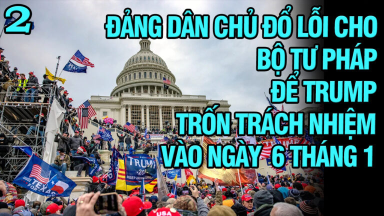 Đảng Dân chủ đổ lỗi cho Bộ Tư pháp để Trump trốn trách nhiệm vào ngày 6 tháng 1