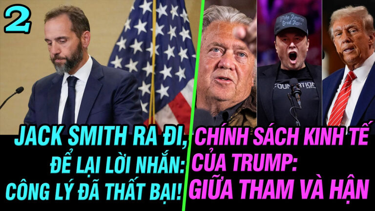 Jack Smith ra đi, để lại lời nhắn: Công lý đã thất bại?