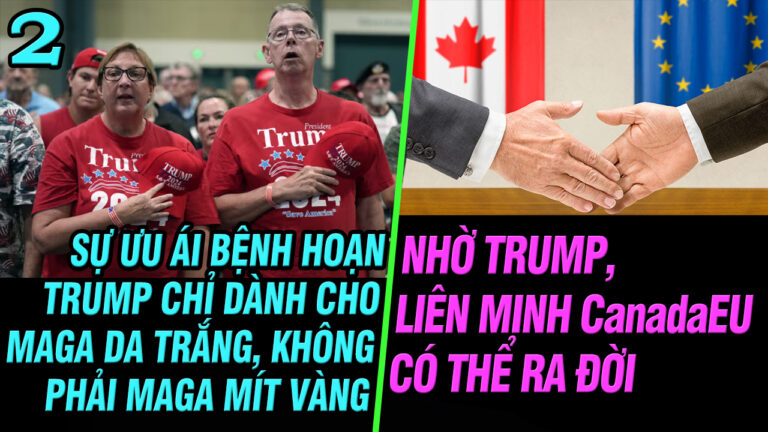 Sự ưu ái bệnh hoạn Trump chỉ dành cho MAGA da trắng, không phải MAGA Mít vàng