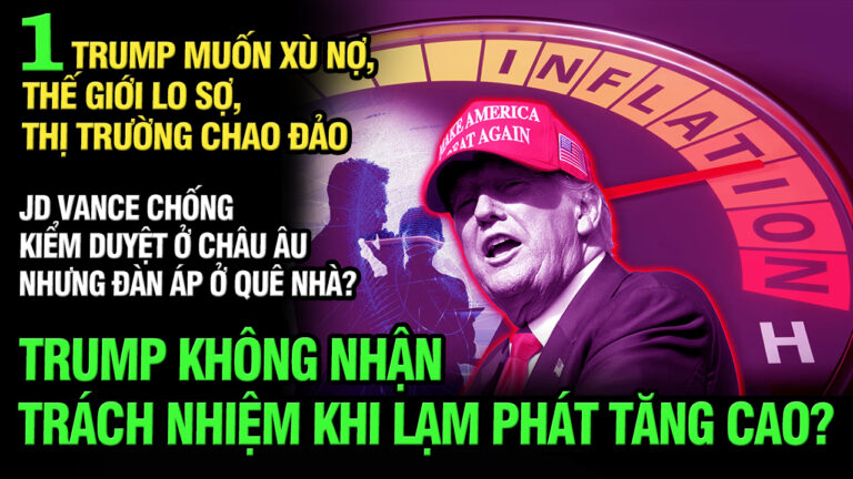 Trump không nhận trách nhiệm khi lạm phát tăng cao