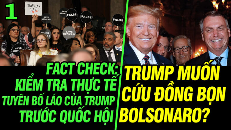 VL1-05.03: Trump muốn cứu đồng bọn Bolsonaro?
