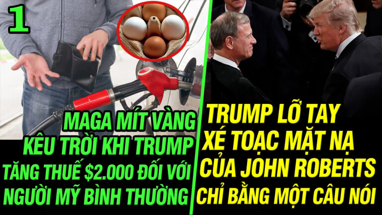 VL1-06.03: MAGA Mít vàng kêu trời khi Trump tăng thuế 2.000 đô la đối với người Mỹ bình thường