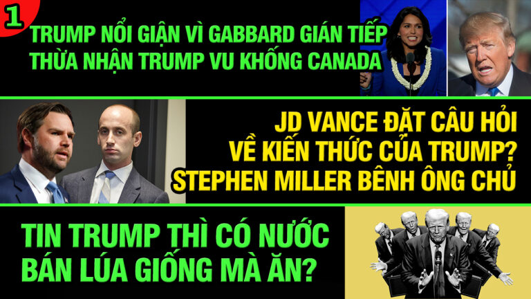 VL1-26.03: JD Vance đặt câu hỏi về kiến thức của Trump?