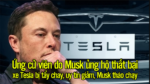 Ứng cử viên do Musk ủng hộ thất bại, xe Tesla bị tẩy chay, uy tín giảm, Musk tháo chạy