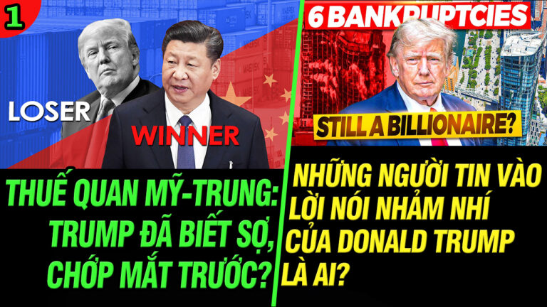 VL1-23.04: Trump đã biết sợ, chớp mắt trước Tập Cận Bình?