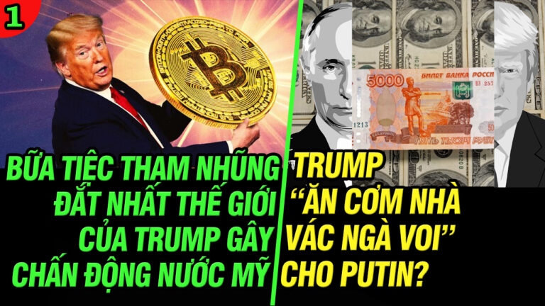 VL1-25.04: Bữa tiệc tham nhũng đắt nhất thế giới của Trump gây chấn động nước Mỹ