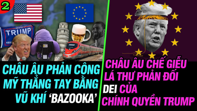 VL2-03.04: Mỹ quá ngạo mạn: Pháp, Bỉ và EU chế giễu lá thư phản đối DEI của chính quyền Trump