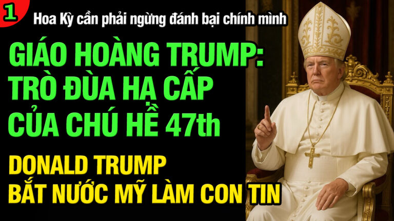 VL1-04.05: Giáo hoàng Trump: Trò đùa hạ cấp của chú hề 47th