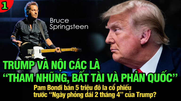 VL1-16.05: Trump và nội các và những kẻ ‘Tham nhũng, bất tài và phản quốc’