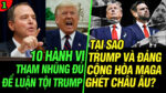 VL1-20.05: 10 hành vi tham nhũng đủ để luận tội Trump
