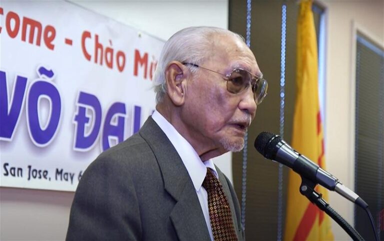 Nhà tranh đấu Võ Đại Tôn (1935-2025) từ trần. Hưởng thọ 90 tuối