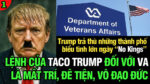VL1-17.06: Lệnh của TACO Trump với VA là mất trí, đê tiện, vô đạo đức