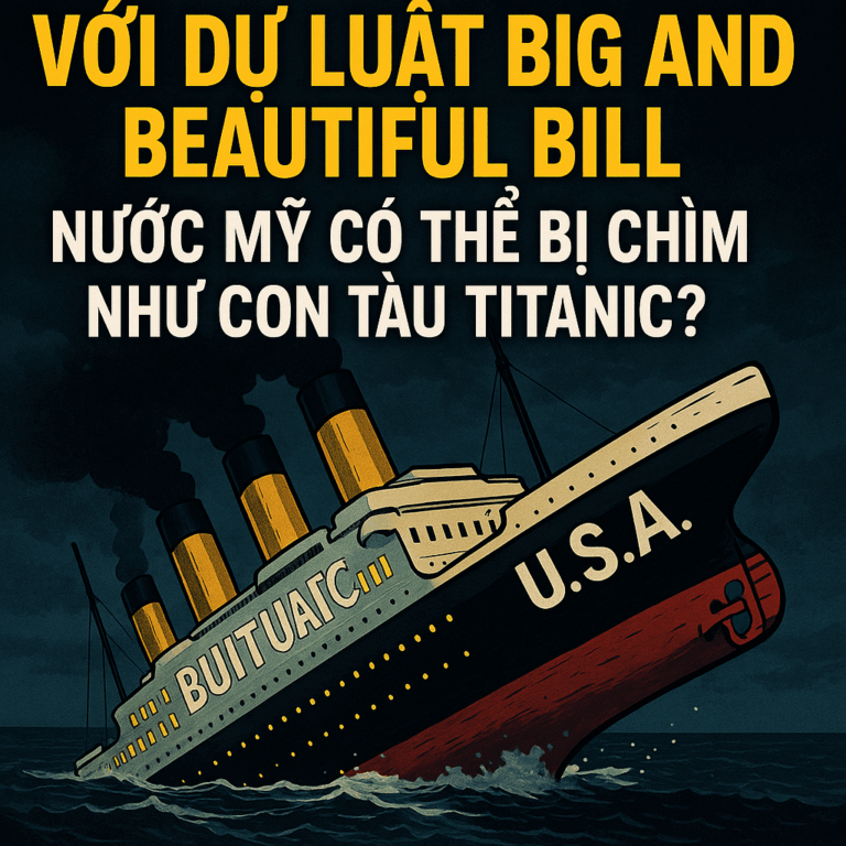 Với dự luật Big and Beautiful Bill, nước Mỹ có thể bị chìm như con tàu Titanic?