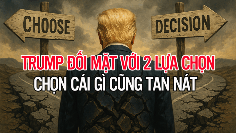 Trump đối mặt với 2 lựa chọn! Chọn cái gì cũng tan nát!