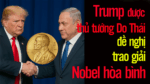Trump được thủ tướng Do Thái đề nghị được trao giải Nobel hòa bình