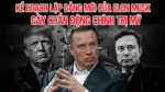 KẾ HOẠCH LẬP ĐẢNG MỚI CỦA ELON MUSK GÂY CHẤN ĐỘNG CHÍNH TRỊ MỸ