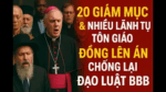 20 Giám mục & Nhiều lãnh tụ tôn giáo đồng lên án chống lại đạo luật BBB