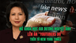Nữ khoa học gia Dương Nguyệt Ánh lên án “youtubers dơ” trên tờ New York Times