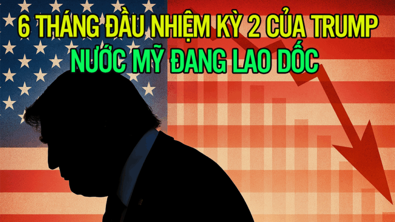 6 tháng đầu nhiệm kỳ 2 của Trump, nước Mỹ đang lao dốc!