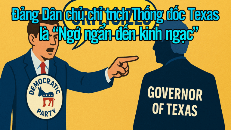 Đảng Dân chủ chỉ trích Thống đốc Texas là “Ngớ ngẩn đến kinh ngạc”