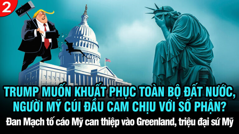 VL2-28.08: Trump muốn khuất phục toàn bộ đất nước, người Mỹ cúi đầu cam chịu số phận?