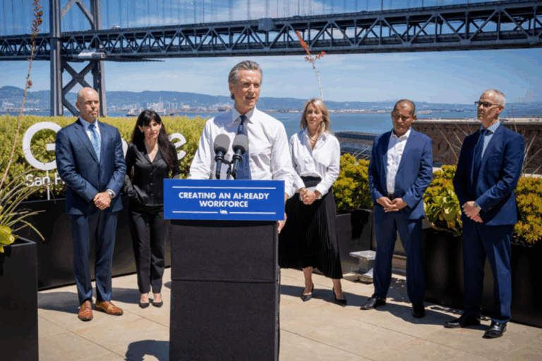 THỐNG ĐỐC GAVIN NEWSOM CỦA CALIFORNIA HỢP TÁC VỚI 4 CÔNG TY LỚN NHẤT TRONG LĨNH VỰC AI ĐỂ ĐƯA VÀO HỆ THỐNG GIÁO DỤC