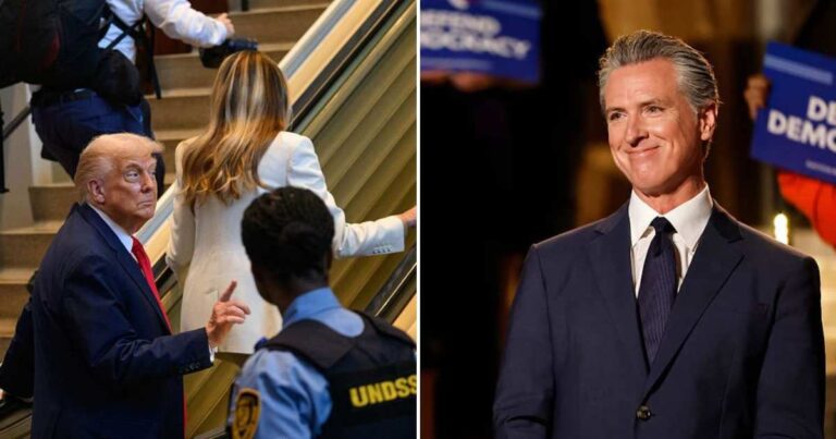 Newsom châm chọc Trump về thang cuốn của Liên Hợp Quốc