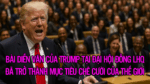 Bài diễn văn của Trump tại đại hội đồng LHQ đã trở thành mục tiêu chê cười của thế giới