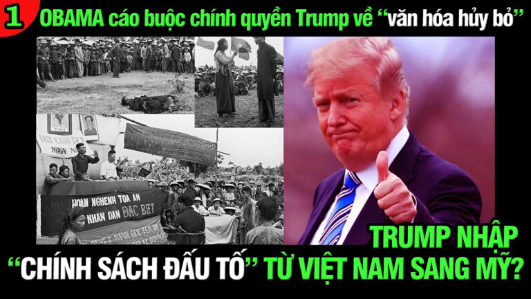 VL1-19.09: Trump đem “Chính sách đấu tố” từ Việt Nam sang Mỹ?