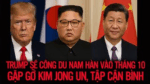 Trump sẽ công du Nam Hàn vào tháng 10, gặp gỡ Kim Jong Un, Tập Cận Bình…