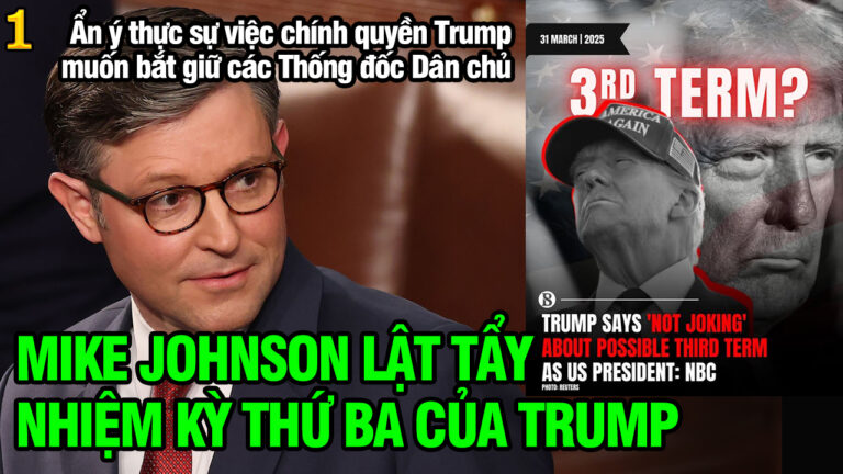 VL1-29.10: Johnson lật tẩy nhiệm kỳ thứ ba của Trump