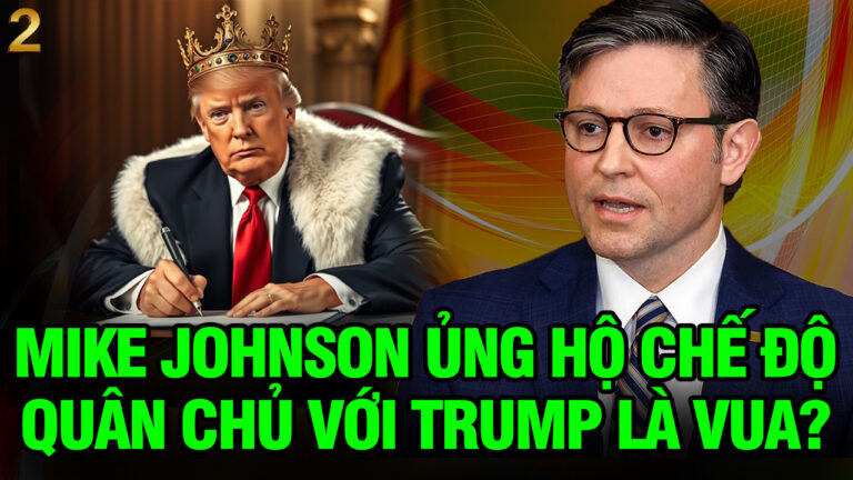 VL2-30.10: Johnson ủng hộ chế độ quân chủ với Trump là Vua