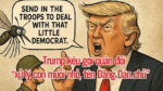 Trump kêu gọi quân đội “xử lý con muỗi nhỏ, tên Đảng Dân chủ”