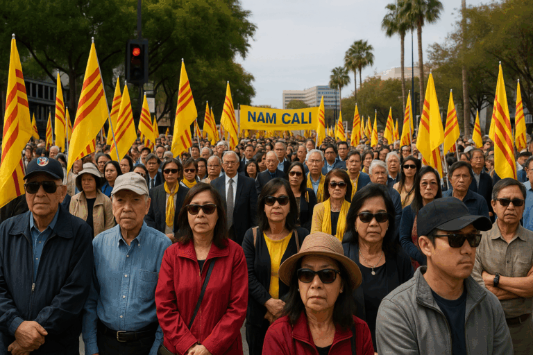 Đỗ Thông Minh; Nam Cali xuất hiện 2 phe cờ vàng, Mẹ thiên nhiên nổi giận ở VN