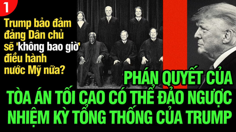 VL1-06.11: Trump bảo đảm đảng Dân chủ sẽ ‘không bao giờ’ điều hành nước Mỹ nữa?