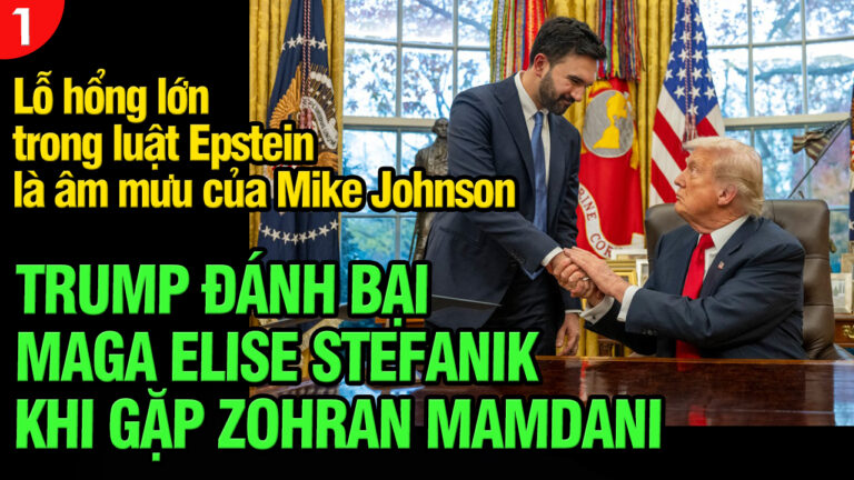 VL1-23.11: Trump đánh bại MAGA Elise Stefanik khi gặp Zohran Mamdani