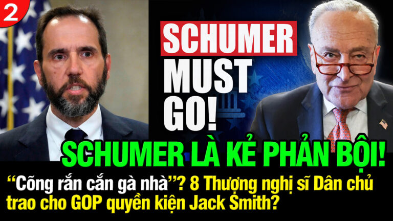 VL2-12.11: “Cõng rắn cắn gà nhà”? 8 Thượng nghị sĩ Dân chủ trao cho GOP quyền kiện Jack Smith?