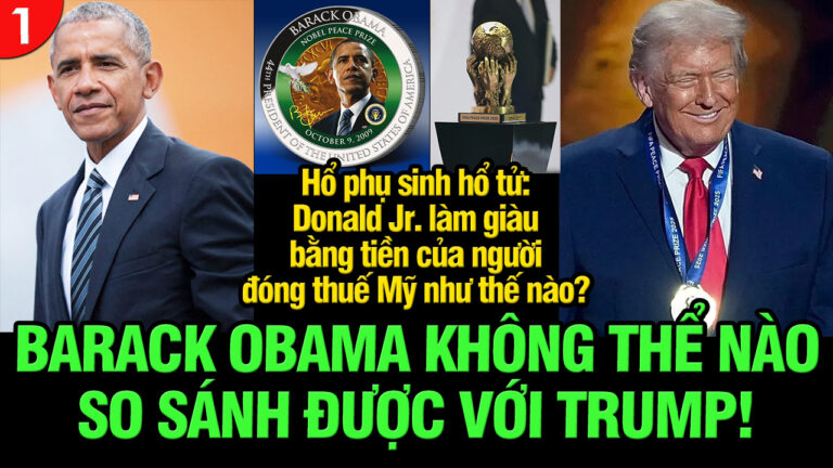 VL1-11.12: Barack Obama không thể nào so sánh được với Trump!
