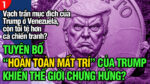 VL1-29.12: Tuyên bố “hoàn toàn mất trí” của Trump khiến thế giới chưng hửng?