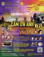 Đại Nhạc Hội Cám Ơn Anh Kỳ 21 Tại San Jose vào Chủ Nhật 22/3/2026
