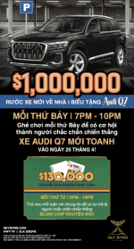 Sky River Casino Tăng Tốc Vui Xuân với các Chương Trình Khuyến Mãi Tháng 4 và Cột Mốc Triệu Đô