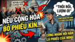 Nếu Cộng Hòa có cuộc bỏ phiếu kín thì “thôi rồi, lượm ơi”. Công nhân hối hận lá phiếu của mình