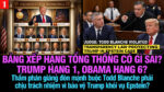 VL1-26.06: Bảng xếp hạng Tổng thống có gì sai? Trump hạng 1, Obama hạng 6?