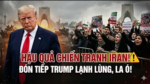 Hậu quả gây chiến Iran. Đón tiếp TTTRUMP lạnh lùng, la ó