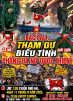 CSVN Lại Dở Trò “Nắn Gân!” Quấy Phá Cộng Đồng Người Việt Quốc Gia Hải Ngoại? Nam Bắc Cali Sôi Sục Khí Thế Chống Ca Nô Quốc Thiên!