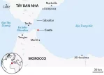 Khủng hoảng di cư ở Ceuta: Hơn 70.000 người tràn qua biên giới