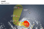 Bão cuồng phong Lowell tiến về Hawaii, đe dọa trực tiếp các đảo lớn