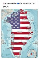 Tổng thống Trump đăng bản đồ phủ cờ Mỹ lên Canada, Greenland và Mexico